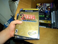 Among other games, the YouTubers found a factory sealed copy of The Legend of Zelda: The Wind Waker for the Nintendo GameCube (Image: Cheap Finds Gold Mines)