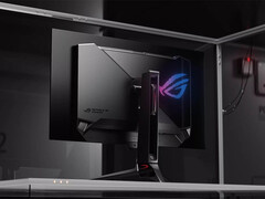 The ROG Swift OLED PG32UCDM Gen3 from the rear.