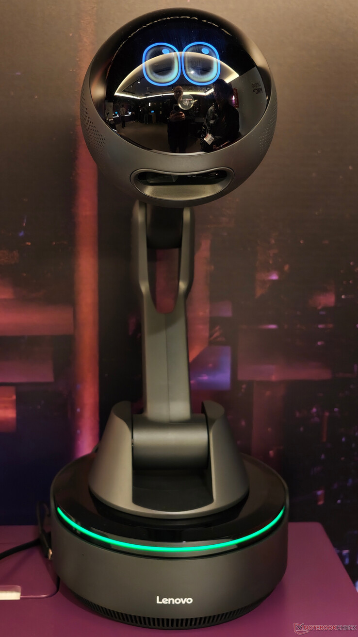 The full body of the Lenovo AI Workmate.