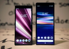 The Xperia 1 and Xperia 5 are the first of Sony&#039;s smartphones to receive stable Android 10 builds. (Image source: Engadget)