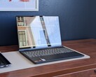 2026 IdeaPad 5 2-in-1 15 with its very glossy and reflective touchscreen