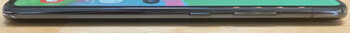 Right: standby button, volume control