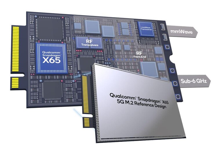 Qualcomm launches the Snapdragon X65 5G M.2 Reference Design. (Source: Qualcomm)