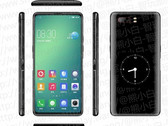 The secondary display is placed on the back, under the camera setup. (Source: Weibo)