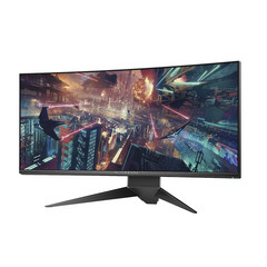 The new 34-inch Alienware gaming monitor. (Source: Dell)
