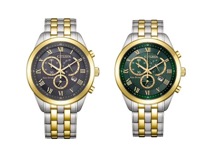 Citizen unveils two stylish dual-tone Eco-Drive chronographs with