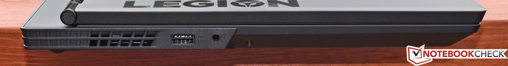 Right: USB 3.0, Combo audio