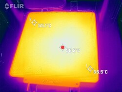 Print bed thermal image