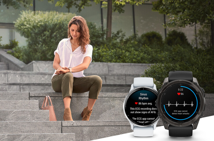 The Garmin ECG app. (Image source: Garmin)