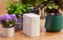 The GrowCube can intelligently determine when to water your plant and how much water to give it. (Image source: Elecrow via Kickstarter)