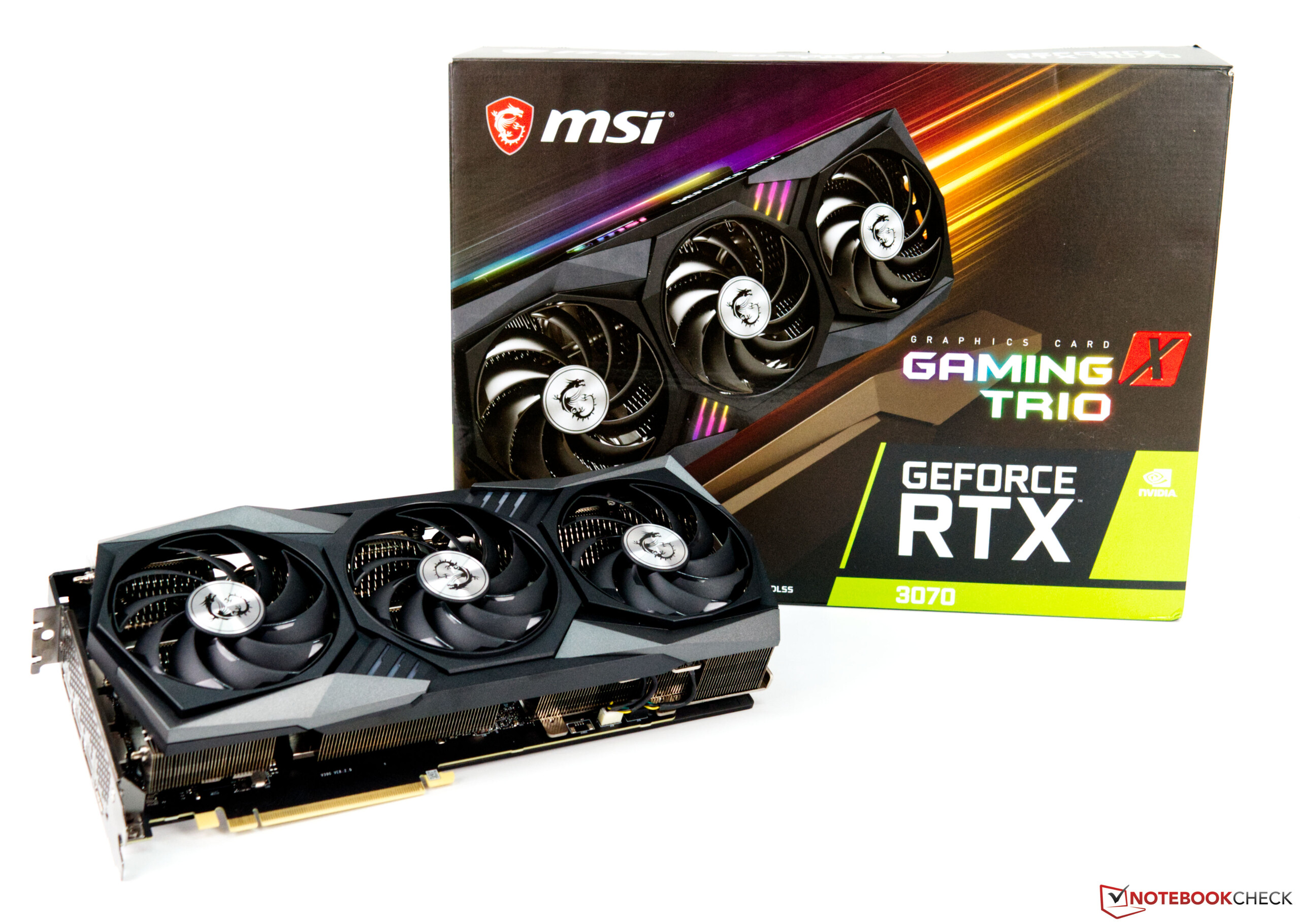MSI GeForce RTX 3070 Gaming X Trio desktop graphics card in review ...
