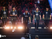 The MongolZ team lineup (pictured) at the opening ceremony of the ongoing Blast Major in Austin. (Image source: HLTV)
