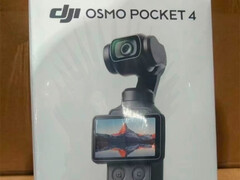 DJI Osmo Pocket 4 leaked retail packaging.