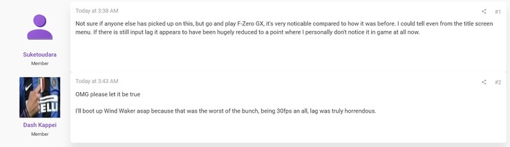 GameCube emulator improvements discussed on ResetEra forums (Image source: screenshot, ResetEra forums)