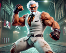 The idea of Colonel Sanders as a playable fighter was shut down by KFC as well as the series director's own bosses. (Image source: Dall-E 3)
