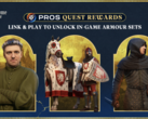 The Alluring Wreath, Lords of Skalitz caparison, Warhorse Armor Set, and Cutpurse Armor Set, previously only available through Twitch drops. (Image Source : Steam)