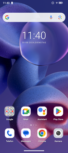 Home screen