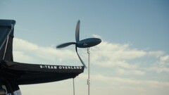 The Shine 2.0 is a wind turbine generator with a built-in battery. (Image source: Aurea Technologies)