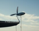 The Shine 2.0 is a wind turbine generator with a built-in battery. (Image source: Aurea Technologies)