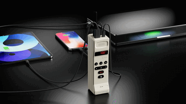 The Trozk Cellular Power Bank is powerful enough to charge laptops, handhelds, and tablets.
