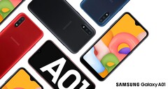 The Galaxy A01. (Source: Samsung)