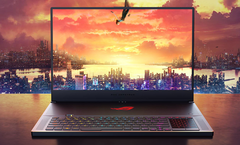 The Asus Zephyrus S GX701 will be the first laptop to offer a 300 Hz panel option. (Image source: Asus)