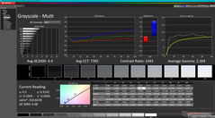 Grayscale before calibration