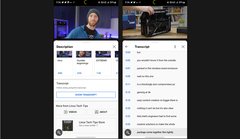YouTube transcripts in a new way. (Source: Android Police)