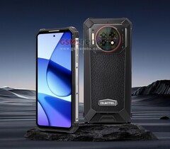 GSMArena has provided a brief look at Oukitel&#039;s next rugged smartphone. (Image source: Oukitel)