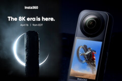 The Insta360 X4 looks to be replacing the Insta360 X3 (pictured on the right) on April 16. (Image source: Insta360 - edited)