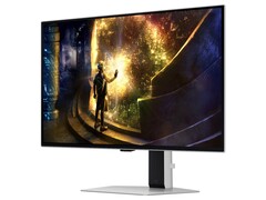 Artistic render of Samsung Odyssey OLED G6 gaming monitor. (Image source: Samsung)