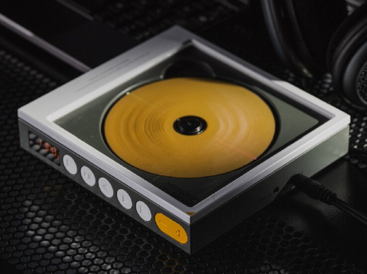 The Discdream 2 has a molded body in modernistic colors with a see-through cover. (Image source: Moondrop)