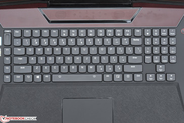 The Y920's mechanical keyboard takes a lot of getting used to.