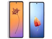 A comparison of the Galaxy Z Fold3 and the Galaxy Z Fold4. (Image source: @UniverseIce)