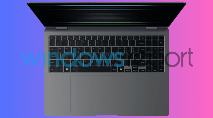 Samsung Galaxy Book 5 Pro 360 keyboard (image source: Windows Report)