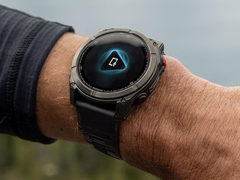Garmin’s Fenix 8 Pro (pictured) has a music-related bug. (Image source: Garmin)