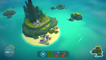 An image showing an island in Islanders.