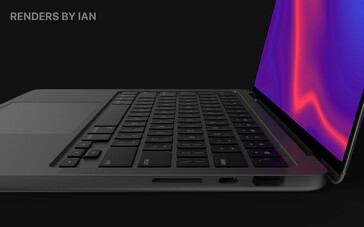 MacBook Pro 14 concept. (Image source: @RendersbyIan)