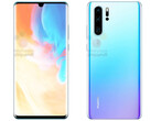 The Huawei P30 Pro will pick up a smaller teardrop notch and a quad-camera set up on the rear. (Source: WinFuture)