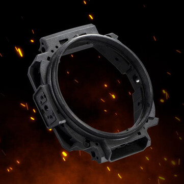 The watch features a flame-resistant case. (Image source: Casio / David et Philly)