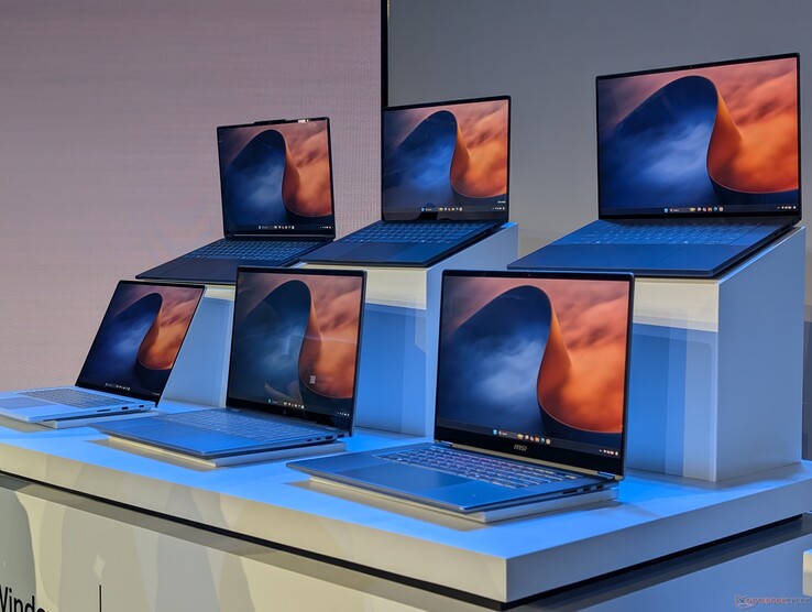 The Surface Laptop Ultra reveal was accompanied by Spark laptops from other makers including MSI, HP, Dell, and others