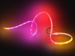 The unreleased Philips Hue Outdoor Gradient Lightstrip (pictured) could be a particularly bright model. (Image source: Smartlights.de)