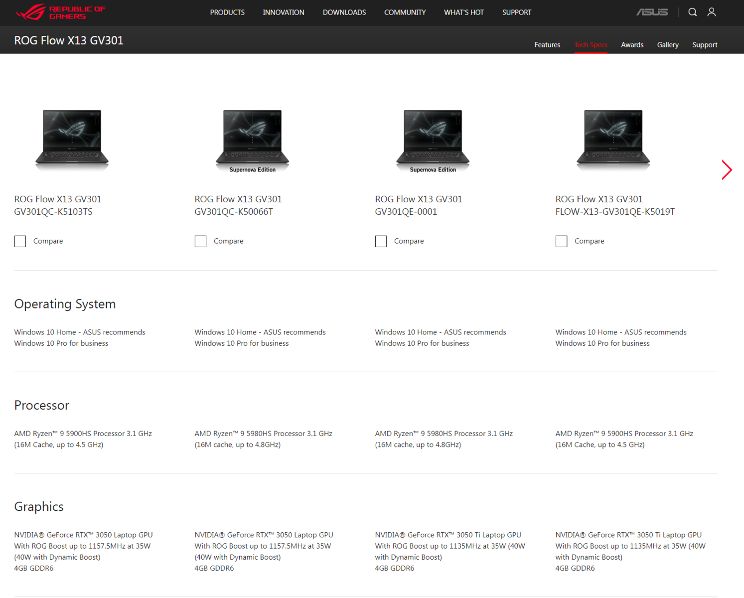 ASUS ROG Flow X13 upgraded to NVIDIA