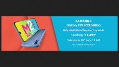 Samsung previews the &quot;new&quot; Galaxy M21. (Source: Samsung)