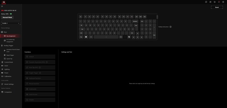 Gear Link is a clearly laid-out web interface. (Image source: Notebookcheck)