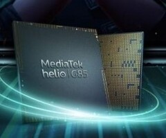 The new Helio G85 SoC integrates a slightly faster GPU. (Image Source: MediaTek)