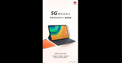 The MatePad Pro 5G is to be available in China after all. (Source: Weibo)