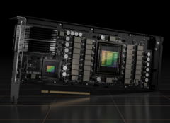 Nvidia's upcoming Blackwell RTX 50 lineup could finally make the transition to an MCM architecture. (In pic: Nvidia Grace Hopper H100 CNX)