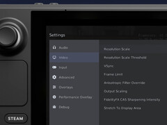 RPCS3's new handheld UI, demo'd on a Steam Deck LCD.