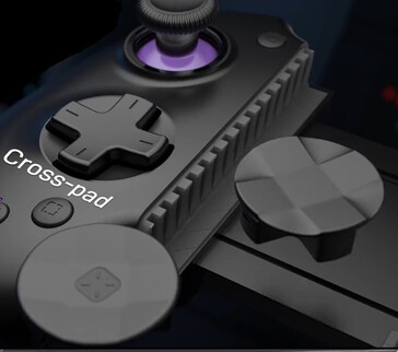The analog stick caps and D-pads are easily removed without tools for customization. (Image source: Abxylute)